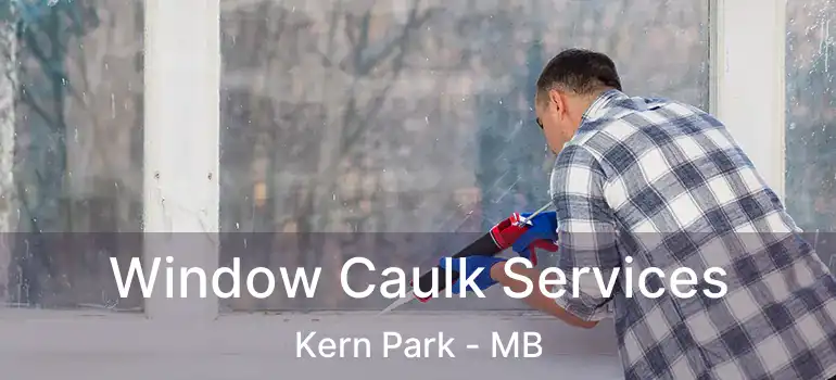  Window Caulk Services Kern Park - MB