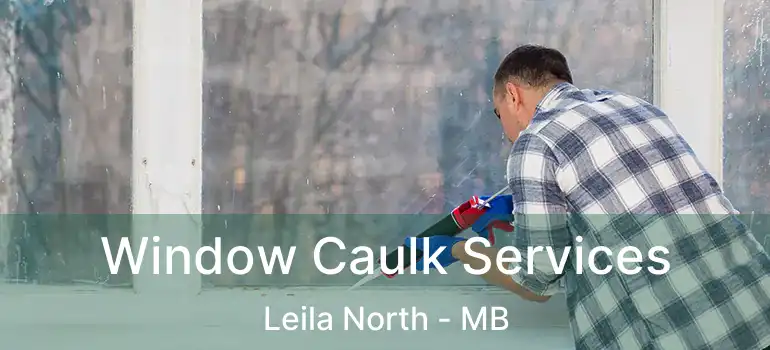  Window Caulk Services Leila North - MB
