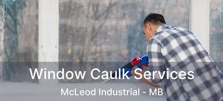  Window Caulk Services McLeod Industrial - MB