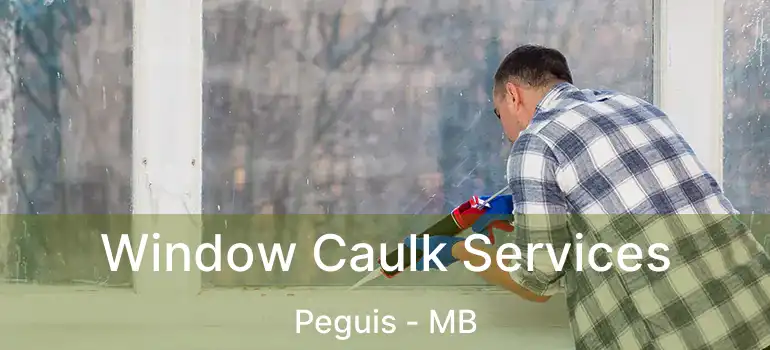  Window Caulk Services Peguis - MB