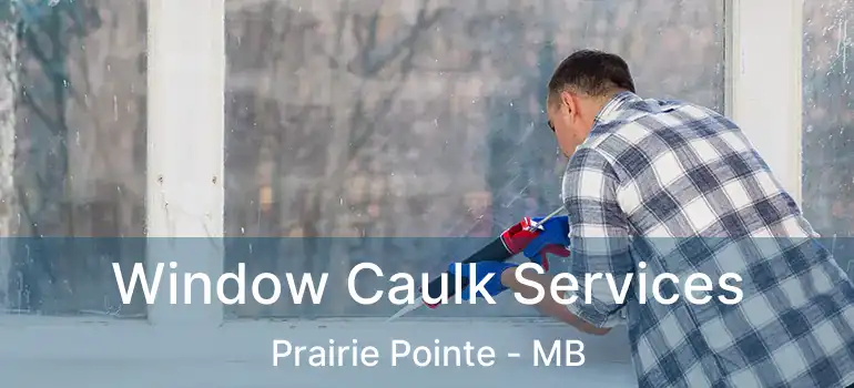  Window Caulk Services Prairie Pointe - MB