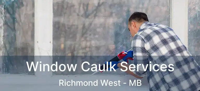  Window Caulk Services Richmond West - MB