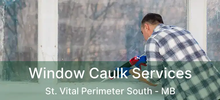  Window Caulk Services St. Vital Perimeter South - MB