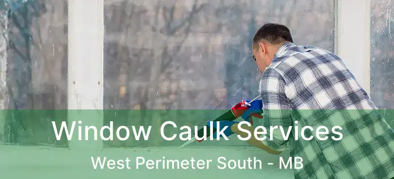  Window Caulk Services West Perimeter South - MB