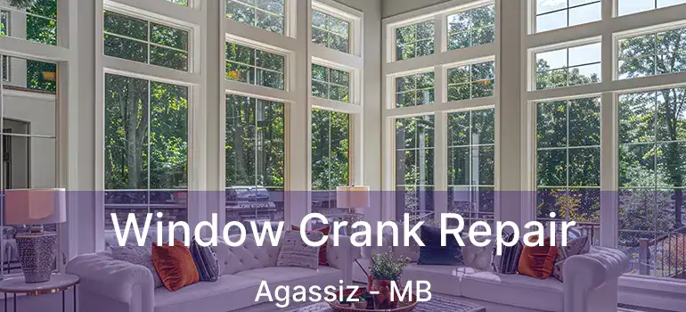  Window Crank Repair Agassiz - MB