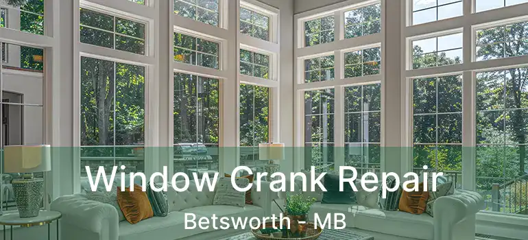  Window Crank Repair Betsworth - MB