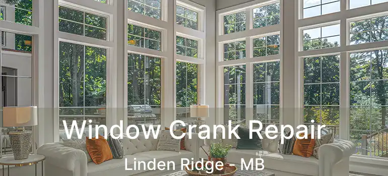  Window Crank Repair Linden Ridge - MB