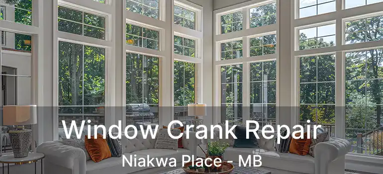  Window Crank Repair Niakwa Place - MB