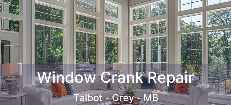  Window Crank Repair Talbot - Grey - MB