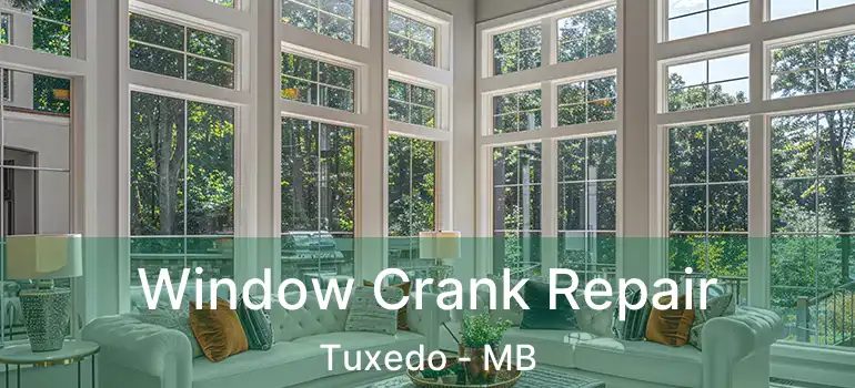  Window Crank Repair Tuxedo - MB
