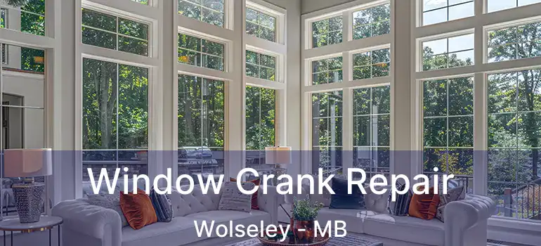  Window Crank Repair Wolseley - MB