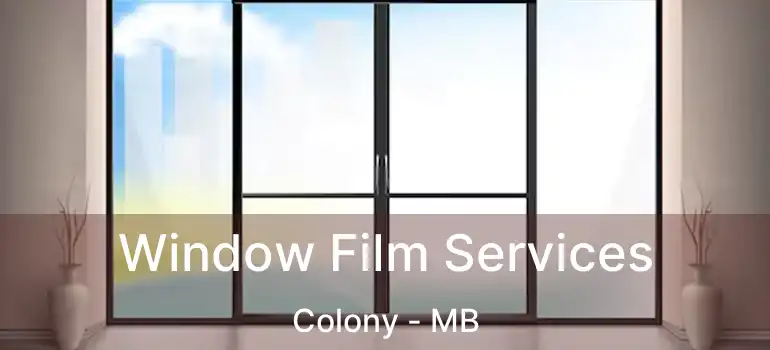  Window Film Services Colony - MB