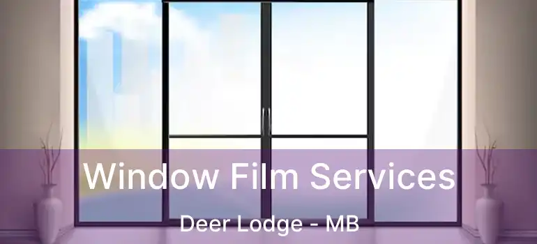  Window Film Services Deer Lodge - MB