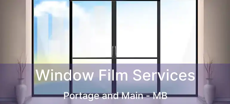  Window Film Services Portage and Main - MB