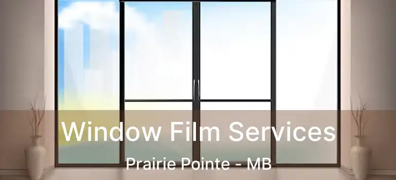  Window Film Services Prairie Pointe - MB