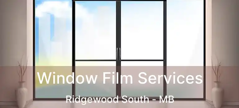  Window Film Services Ridgewood South - MB