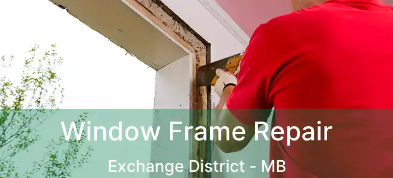  Window Frame Repair Exchange District - MB