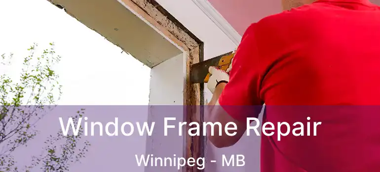  Window Frame Repair Winnipeg - MB