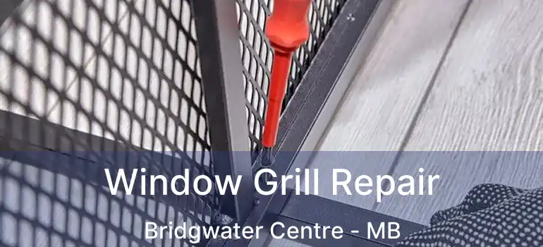  Window Grill Repair Bridgwater Centre - MB
