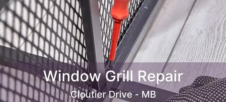  Window Grill Repair Cloutier Drive - MB