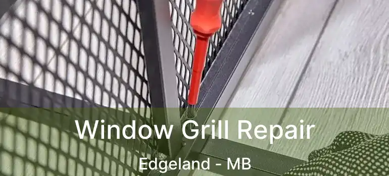 Window Grill Repair Edgeland - MB