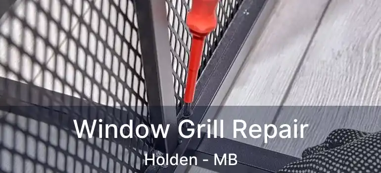  Window Grill Repair Holden - MB