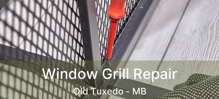  Window Grill Repair Old Tuxedo - MB