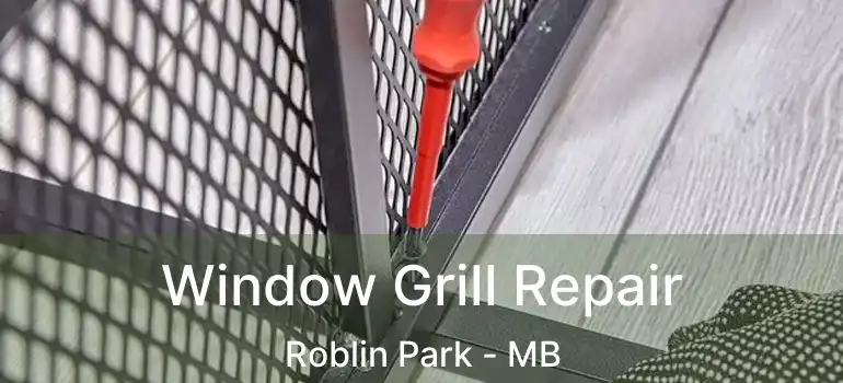  Window Grill Repair Roblin Park - MB