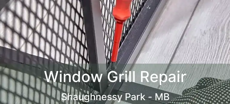  Window Grill Repair Shaughnessy Park - MB