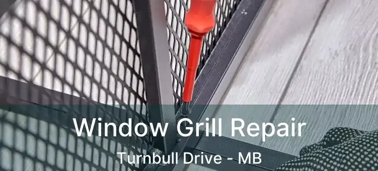  Window Grill Repair Turnbull Drive - MB