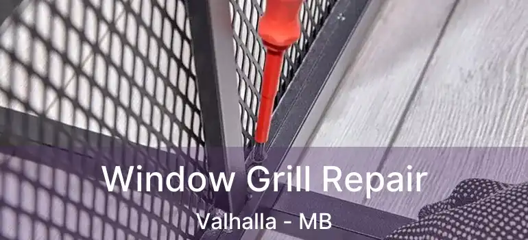  Window Grill Repair Valhalla - MB