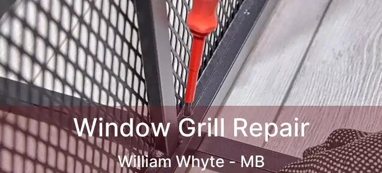  Window Grill Repair William Whyte - MB
