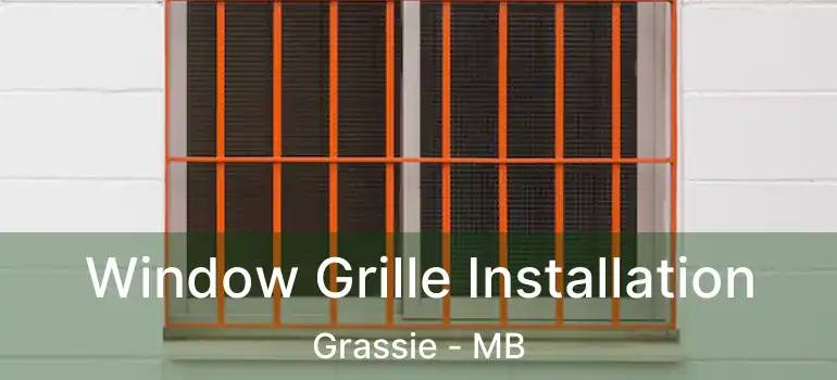  Window Grille Installation Grassie - MB