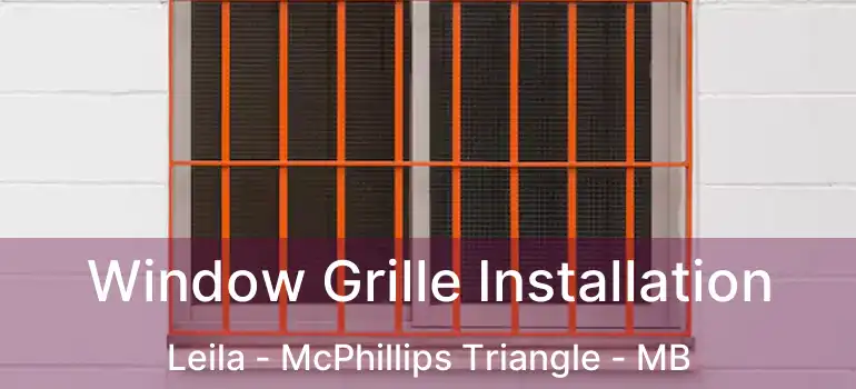  Window Grille Installation Leila - McPhillips Triangle - MB