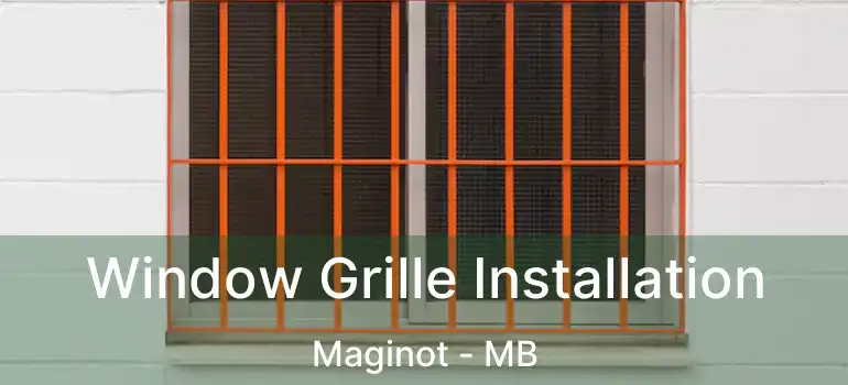  Window Grille Installation Maginot - MB