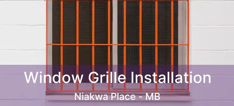  Window Grille Installation Niakwa Place - MB