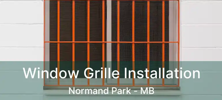  Window Grille Installation Normand Park - MB