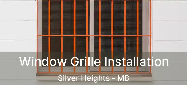  Window Grille Installation Silver Heights - MB