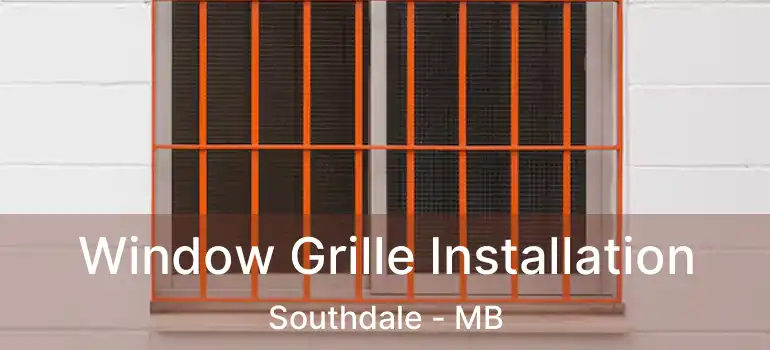  Window Grille Installation Southdale - MB