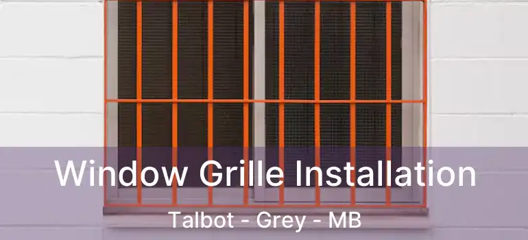  Window Grille Installation Talbot - Grey - MB