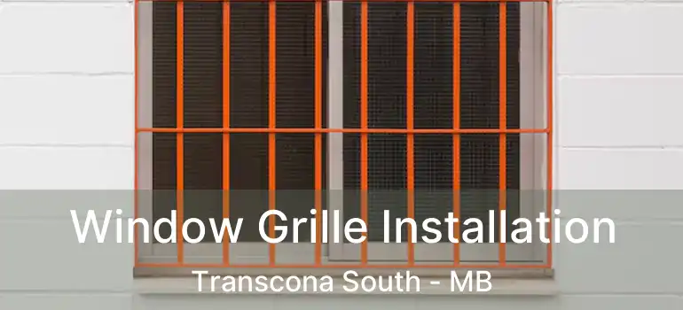  Window Grille Installation Transcona South - MB