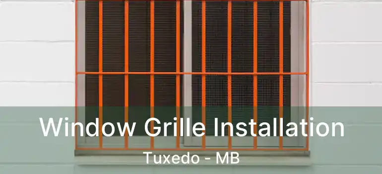  Window Grille Installation Tuxedo - MB