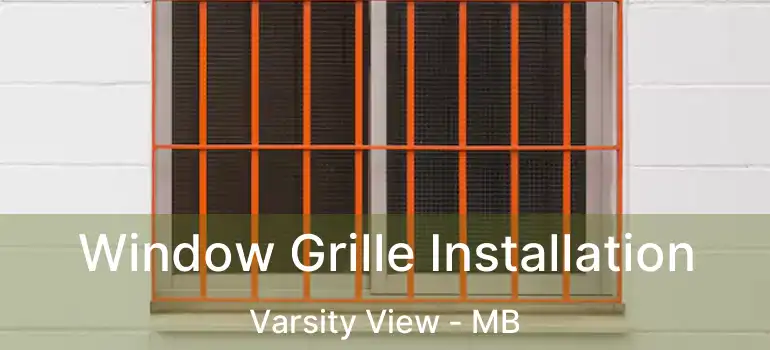  Window Grille Installation Varsity View - MB
