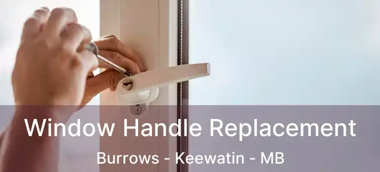 Window Handle Replacement Burrows - Keewatin - MB