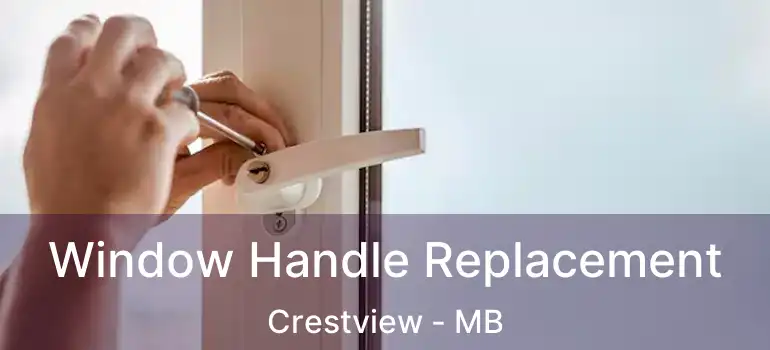  Window Handle Replacement Crestview - MB
