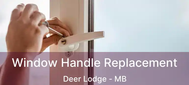  Window Handle Replacement Deer Lodge - MB