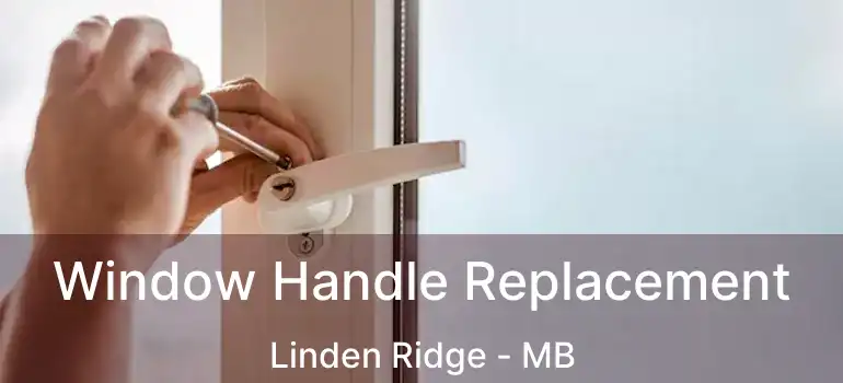  Window Handle Replacement Linden Ridge - MB