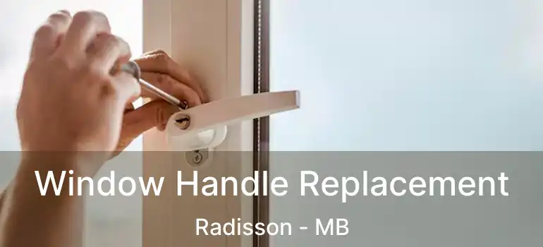  Window Handle Replacement Radisson - MB