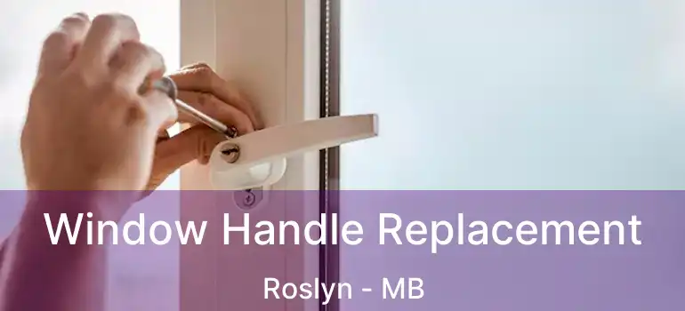  Window Handle Replacement Roslyn - MB