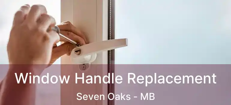  Window Handle Replacement Seven Oaks - MB